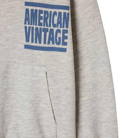 American Vintage Hættetrøje - Zofbay - Heather Grey