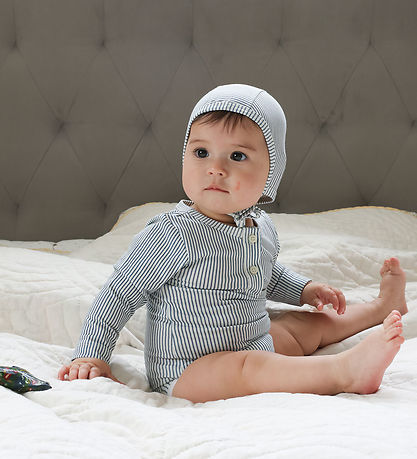 Cam Cam Babyhjelm - Classic Stripes Blue