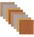 Cam Cam Stofbleer - 70x70 cm - 8-pak - Earth Mix