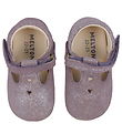 Melton Ballerina Hjemmesko - Mary Jane - Purple Dove m. Glimmer