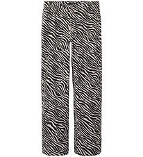 LMTD Bukser - NlfZebra - Pink Marshmallow/Raven Zebra