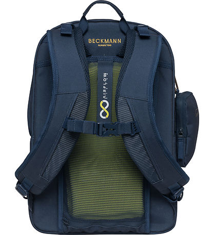 Beckmann Skoletaske - Sport Air - Blue/Gold