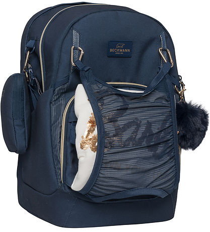 Beckmann Skoletaske - Sport Air - Blue/Gold