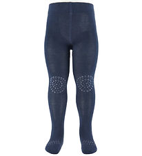 GoBabyGo Skridsikre Strømpebukser - Bambus - Navy Blue