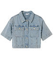 Name It Skjorte - NkfAva - Light Blue Denim