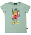 Danefæ T-shirt - Danebasic - Herb Green Fisk Din Ven
