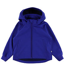 Danefæ Softshell jakki M. Flís - DanEmil Brushed - Deep Blue/Re