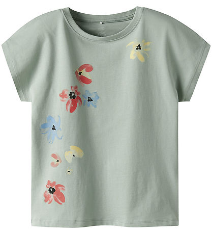 Name It T-shirt - NkfFabiala - Aqua Gray