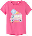 Name It T-shirt - NmfVix - Carmine Rose