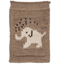 Smallstuff Strikket Flag - Elefant - Natur
