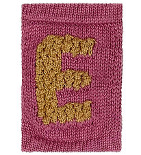 Smallstuff Strikket Bogstav - E - Rosa Alfabet