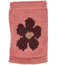 Smallstuff Strikket Flag - Blomst - Rosa