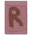 Smallstuff Strikket Bogstav - R - Rosa Alfabet