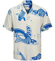 Jack & Jones Skjorte - Viskose - JjJeff - Lapis Blue