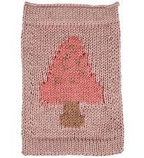 Smallstuff Strikket Flag - Svamp - Rosa