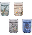 Konges Sløjd Glitter Kopper - 4-pak - Blue Mix