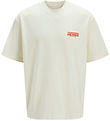 Jack & Jones T-shirt - JcoInterlude - Sweet Corn m. Tekst