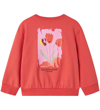 Name It Sweatshirt - NmfFatima - Spiced Coral