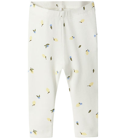 Name It Leggings - NbfFilly - Cloud Dancer