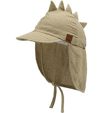 Mikk-Line Legionnaire Hat - Long Neck - UV50+ - Gray Green w. Th