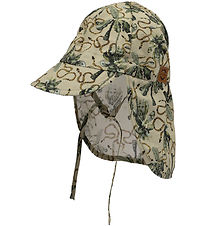 Mikk-Line Legionnaire Hat - Long Neck - UV50+ - Gray Green w. Pr