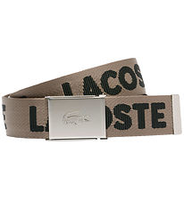 Lacoste Bælte - Jaquard Webbing - Morel Noir