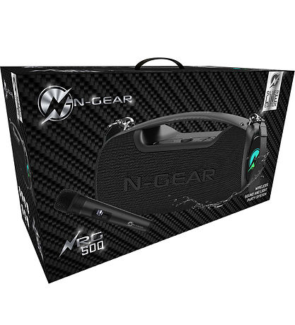 N-Gear Speaker with Microphone - Wireless - NRG500 - Black