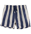 GANT Badeshorts - Dusty Navy m. Striber