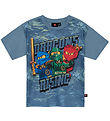 LEGO® Ninjago T-shirt - LwTaffy 302 - Dusty Blue w. Print