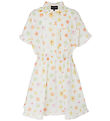 Emporio Armani Kjole - Hvid m. Blomster