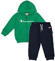 Champion Sweatsæt - Full Zip - Grøn/Navy