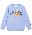 Champion Sweatshirt - Blå m. Logo