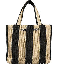 Rosemunde Taske - Hand Bag - Solid Nature/Black Stripe