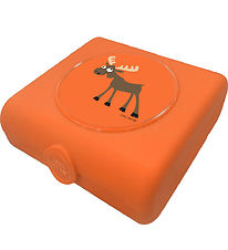 Carl Oscar Sandwichboks - 14,5 cm - Orange m. Elg
