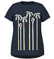 Name It T-shirt - NmfVix - Navy Blazer/Palms