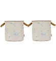 OYOY Opbevaringskurve - 2-pak - Deer & Duck - Medium - Beige