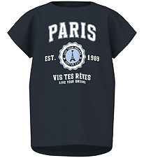 Name it T-shirt - Dark Sapphire/paris