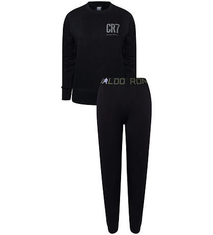 CR7 Nattøj - CR7 - Sort m. Logo