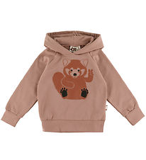 DYR-Cph Hoodie - Animal Bellow - Rose Beige Peace Red Panda