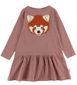 DYR-Cph Kjole - Dyrbirdy - Dk Rose Beige Roed Panda