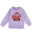 DYR-Cph Sweatshirt - Dyrbellow - Lila Peace Roed Panda