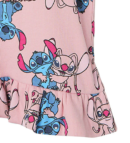 Name It T-shirt - NmfAsbina - Stitch - Cameo Pink