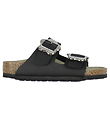 Birkenstock Sandaler - Arizona Kids Flower Buckle - Sort
