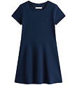 Tommy Hilfiger Kjole - Essential Skater - Dark Night Navy