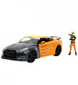 Jada Bil m. Figur - Naruto - Naruto & 2009 Nissan GT-R (R35) - 1