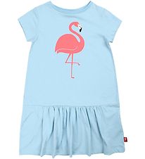 DYR-Cph Dress - Animal Perky - Baby Blue Flamingo