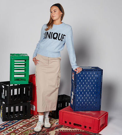 Hound Bluse - Strik - Light Blue