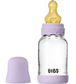 BIBS Boheme Sutteflaske - 120 ml - Glas/Naturgummi - Violet Sky