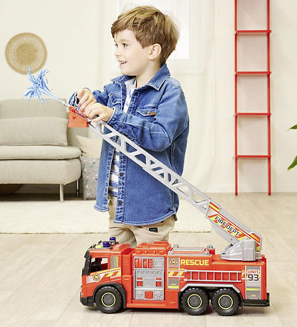 Dickie Toys Brandbil - Giant Fire Truck - Lys/Lyd