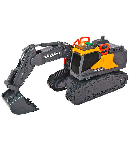 Dickie Toys Arbejdsbil - Volvo Tracked Excavator - Lys/Lyd